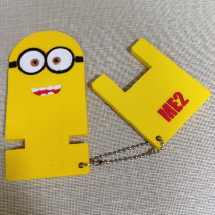 {M'SIA STOCK} Cartoon Handphone/Mobile Stand Holder Accessories 人气橡胶手机座可爱卡通手机支架Telephone
