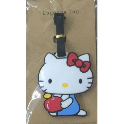 {READY STOCK} Cartoon Traveling Luggage Tag/Cartoon Tag Silicone Sleeve Boarding 卡通旅游行李牌 Name Address