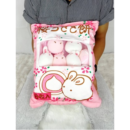 {M'SIA STOCK} SNACK SOFTTOYS/PLUSHTOYS/KIDSTOYS 50CM 零食包娃娃玩具公仔50厘米