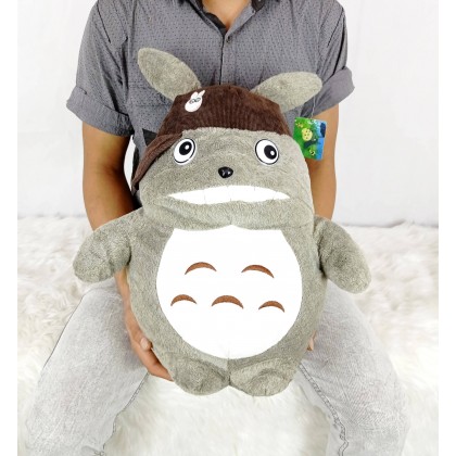 {M'SIA STOCK} TOTORO SOFTTOYS/PLUSHTOYS/KIDSTOYS 50CM 戴帽龙猫娃娃玩具公仔50厘米 Patung Beraung {M'SIA STOCK} TOTORO SOFTTOYS/PLUSHTOYS/KIDSTOYS 50CM 戴帽龙猫娃娃玩具公仔50厘米 Patung Beraung