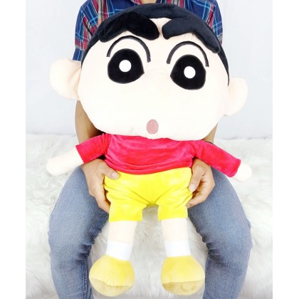 {READY STOCK} ORIGINAL CRAYON SHINCHAN FAMILY SOFTTOYS/PLUSHTOYS/KIDSTOYS 70CM 正版蜡笔小新家族娃娃玩具公仔70厘米 Patung Beruang