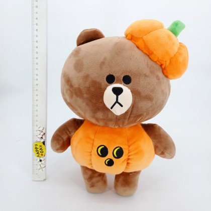 LINE BROWN CONY SOFTTOYS/PLUSHTOYS/KIDSTOYS 25-35CM 南瓜布朗尼可妮兔娃娃玩具公仔25厘米-35厘米