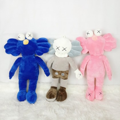 {M'SIA STOCK} KAWS（STRETCH COTTON）SOFT TOYS/PLUSH TOYS/KIDS TOYS 60CM 太空棉考斯芝麻街娃娃玩具公仔60厘米 Patung Beruang