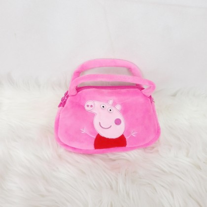 {M'SIA STOCK} CARTOON HANDBAG SOFT TOYS/PLUSH TOYS/KIDS TOYS 7INCH 21CM 精美卡通手提包娃娃玩具公仔 7寸 Anak Patung