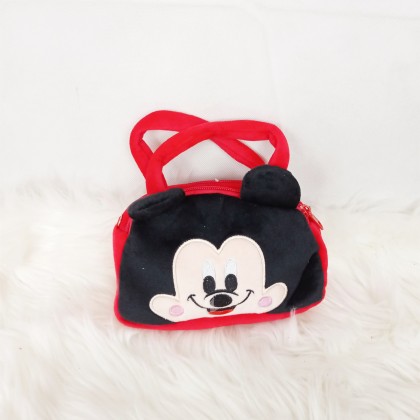 {M'SIA STOCK} CARTOON HANDBAG SOFT TOYS/PLUSH TOYS/KIDS TOYS 7INCH 21CM 精美卡通手提包娃娃玩具公仔 7寸 Anak Patung