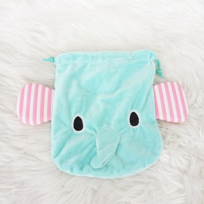 {M'SIA STOCK} Big Size Cartoon Drawstring Pocket Mini Storage Bag Portable 21cm 卡通（大号）抽绳口袋/化妆包学生女可爱收纳包抽绳束口袋7寸 poket tali