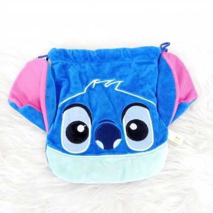 {M'SIA STOCK} Big Size Cartoon Drawstring Pocket Mini Storage Bag Portable 21cm 卡通（大号）抽绳口袋/化妆包学生女可爱收纳包抽绳束口袋7寸 poket tali