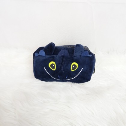 {M'SIA STOCK} Cartoon BIG ZIPPER Pencil Box SOFT TOYS/PLUSH TOYS/KIDS TOYS 7INCH 21CM 精美卡通大拉链铅笔盒娃娃玩具公仔 Patung Beruang