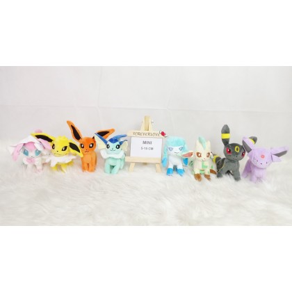 {READY STOCK} POKEMON MiniSoftToys/PlushToys/KidsToys/Key Chain 5-15cm 宝可梦迷你娃娃玩具公仔钥匙圈5厘米-15厘米 Patung Beruang