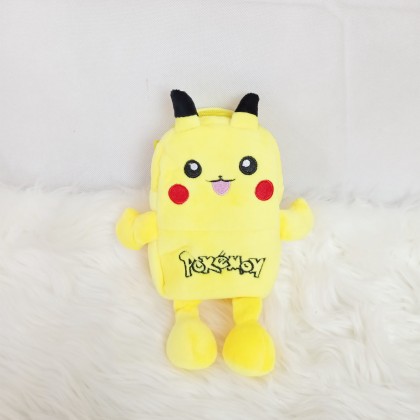 {M'SIA STOCK} PIKACHU/WINNIE BAG SOFT TOYS/PLUSH TOYS/KIDS TOYS 7INCH 21CM 皮卡丘/维尼娃娃玩具公仔 7寸 Patung Beruang
