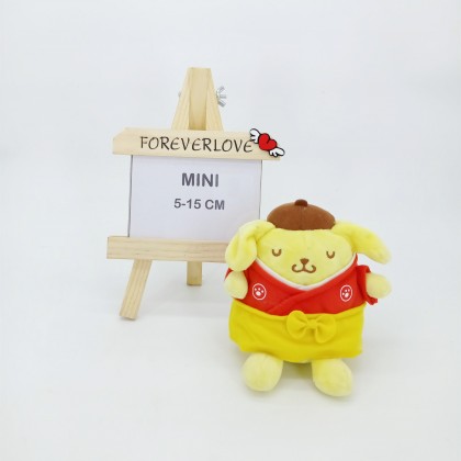 {READY STOCK} POMPOMPURIN MiniSoftToys/PlushToys/KidsToys 5-15cm 布丁狗迷你娃娃玩具公仔5厘米-15厘米 Patung Beruang
