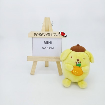 {READY STOCK} POMPOMPURIN MiniSoftToys/PlushToys/KidsToys 5-15cm 布丁狗迷你娃娃玩具公仔5厘米-15厘米 Patung Beruang