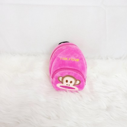 {M'SIA STOCK} CARTOON COIN PURSE BAG SOFTTOYS/PLUSHTOYS/KIDSTOYS 6INCH 18CM 卡通拉链扣包娃娃玩具公仔 6寸 Patung Beruang