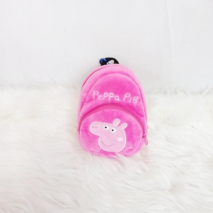 {M'SIA STOCK} CARTOON COIN PURSE BAG SOFTTOYS/PLUSHTOYS/KIDSTOYS 6INCH 18CM 卡通拉链扣包娃娃玩具公仔 6寸 Patung Beruang