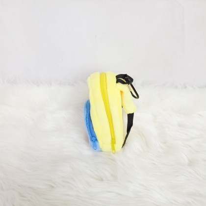 {M'SIA STOCK} CARTOON COIN PURSE BAG SOFTTOYS/PLUSHTOYS/KIDSTOYS 6INCH 18CM 卡通拉链扣包娃娃玩具公仔 6寸 Patung Beruang