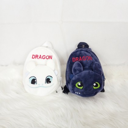 {M'SIA STOCK} CARTOON COIN PURSE BAG SOFTTOYS/PLUSHTOYS/KIDSTOYS 6INCH 18CM 卡通拉链扣包娃娃玩具公仔 6寸 Patung Beruang