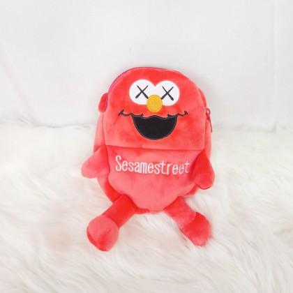 {M'SIA STOCK} CARTOON DOUBLE-LAYER ZIPPER BAG SOFTTOYS/PLUSHTOYS/KIDSTOYS 7INCH 21CM 卡通双层零钱包娃娃玩具公仔 7寸 Patung Beruang