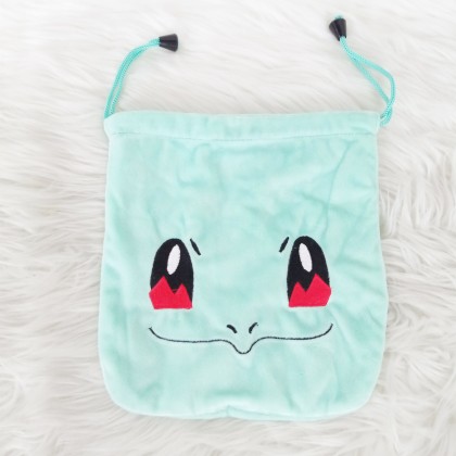 {READY STOCK} Mini Storage Bag Portable Pokemon Drawstring Pocket 21cm 大号宝可梦抽绳口袋 7寸Poket Tali