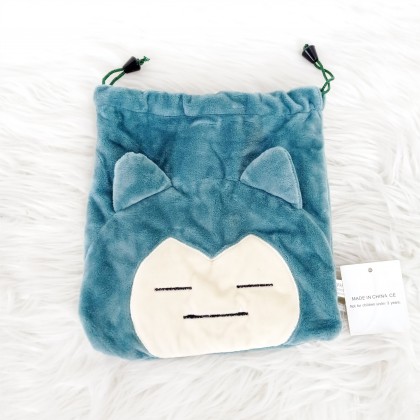 {READY STOCK} Mini Storage Bag Portable Pokemon Drawstring Pocket 21cm 大号宝可梦抽绳口袋 7寸Poket Tali