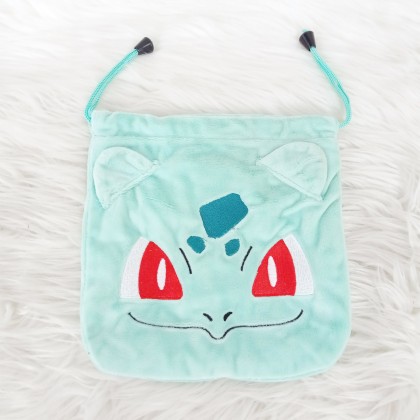 {READY STOCK} Mini Storage Bag Portable Pokemon Drawstring Pocket 21cm 大号宝可梦抽绳口袋 7寸Poket Tali