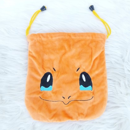 {READY STOCK} Mini Storage Bag Portable Pokemon Drawstring Pocket 21cm 大号宝可梦抽绳口袋 7寸Poket Tali
