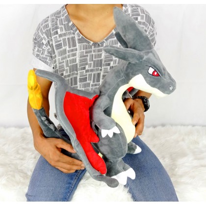 {READY STOCK} POKEMON CHARIZARD NIGHT DRAGON  SOFTTOYS/PLUSHTOYS/KIDSTOYS 35/55CM 宝可梦喷火龙娃娃玩具公仔35/55厘米 Anak Patung