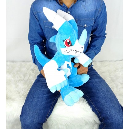 {READY STOCK} DIGIMON V-DRAMON SOFTTOYS/PLUSHTOYS/KIDSTOYS 35/55CM 数码宝贝V龙兽娃娃玩具公仔35/55厘米 Anak Patung