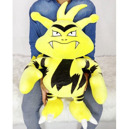 {READY STOCK} POKEMON ELETABUZZ SOFTTOYS/PLUSHTOYS/KIDSTOYS 35/55CM 宝可梦电击兽娃娃玩具公仔35/55厘米 Anak Patung