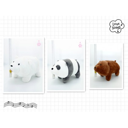 WE BARE BEAR SOFTTOYS/PLUSHTOYS/KIDSTOYS 25-35CM 咱们裸熊/站三只熊娃娃玩具公仔25厘米-35厘米