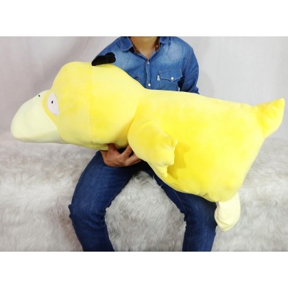 PSYDUCK （STRETCH COTTON） SOFTTOYS/PLUSHTOYS/KIDSTOYS/DOLL 80CM 趴姿可达鸭（太空棉）娃娃玩具公仔80厘米