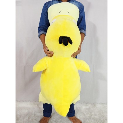 PSYDUCK （STRETCH COTTON） SOFTTOYS/PLUSHTOYS/KIDSTOYS/DOLL 80CM 趴姿可达鸭（太空棉）娃娃玩具公仔80厘米