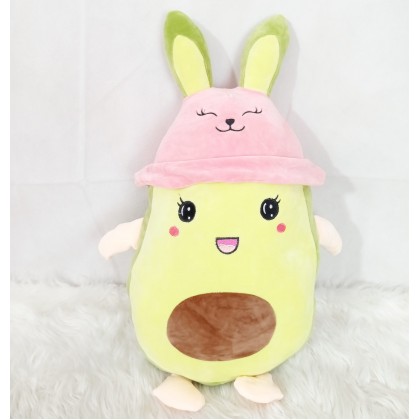 {READY STOCK} AVOCADO RABBIT（STRETCH COTTON）SOFTTOYS/PLUSHTOYS/KIDSTOYS/DOLL 60CM 牛油兔子（太空棉）娃娃玩具公仔60厘米 Patung Beruang