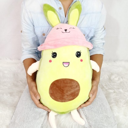 {READY STOCK} AVOCADO RABBIT（STRETCH COTTON）SOFTTOYS/PLUSHTOYS/KIDSTOYS/DOLL 60CM 牛油兔子（太空棉）娃娃玩具公仔60厘米 Patung Beruang