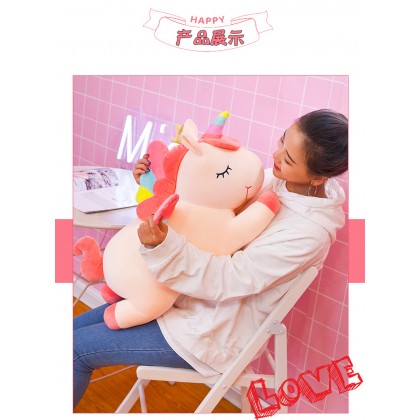 {READY STOCK} Unicorn(Stretch Cotton)SoftToys/PlushToys/KidsToys 120cm 趴姿太空棉独角马娃娃玩具公仔120厘米 Patung Beruang {READY STOCK} Unicorn(Stretch Cotton)SoftToys/PlushToys/KidsToys 120cm 趴姿太空棉独角马娃娃玩具公仔120厘米 Patung Beruang