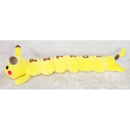 {M'SIA STOCK} CATERPILLAR PIKACHU(Stretch Cotton)Long Pillow SOFTTOYS/PLUSHTOYS/KIDSTOYS 100CM 毛虫皮卡丘娃娃玩具公仔100厘米 Anak Patung {M'SIA STOCK} CATERPILLAR PIKACHU(Stretch Cotton)Long Pillow SOFTTOYS/PLUSHTOYS/KIDSTOYS 100CM 毛虫皮卡丘娃娃玩具公仔100厘米 Anak Patung