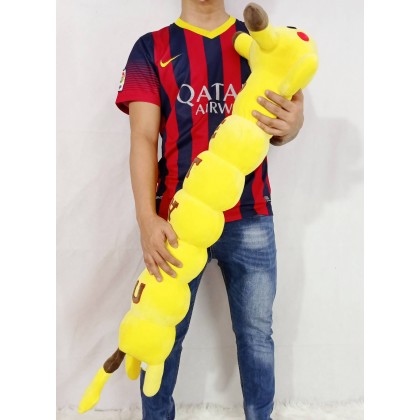 {M'SIA STOCK} CATERPILLAR PIKACHU(Stretch Cotton)Long Pillow SOFTTOYS/PLUSHTOYS/KIDSTOYS 100CM 毛虫皮卡丘娃娃玩具公仔100厘米 Anak Patung {M'SIA STOCK} CATERPILLAR PIKACHU(Stretch Cotton)Long Pillow SOFTTOYS/PLUSHTOYS/KIDSTOYS 100CM 毛虫皮卡丘娃娃玩具公仔100厘米 Anak Patung