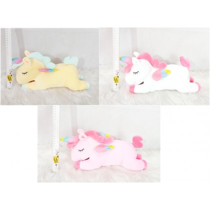 Unicorn（Stretch Cotton）SoftToys/PlushToys/KidsToys 40cm 趴姿太空棉独角马娃娃玩具公仔40厘米