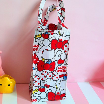{READY STOCK} Cartoon Waterproof Handy Bottle/Umbrella Reuseable Storage Bag/Tote Pouch （LARGE）大号卡通防水水壶手提袋