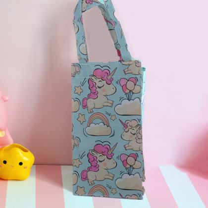 {READY STOCK} Cartoon Waterproof Handy Bottle/Umbrella Reuseable Storage Bag/Tote Pouch （LARGE）大号卡通防水水壶手提袋