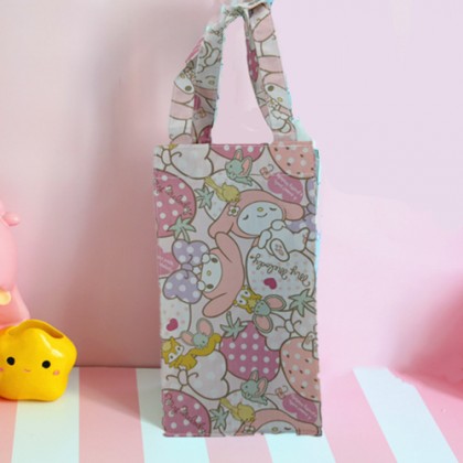{READY STOCK} Cartoon Waterproof Handy Bottle/Umbrella Reuseable Storage Bag/Tote Pouch （LARGE）大号卡通防水水壶手提袋