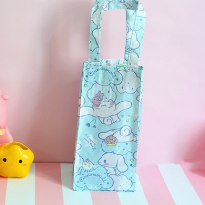 {READY STOCK} Cartoon Waterproof Handy Bottle/Umbrella Reuseable Storage Bag/Tote Pouch （SMALL）小号卡通防水水壶手提袋