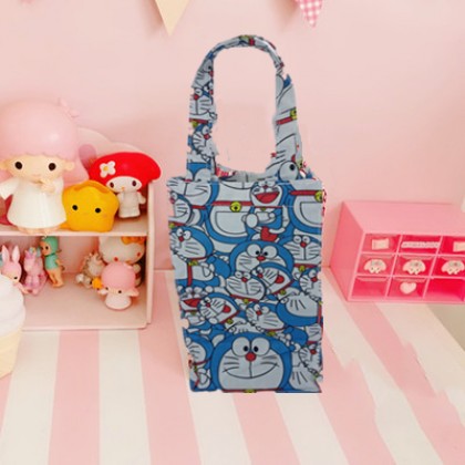 {READY STOCK} Cartoon Waterproof Handy Bottle/Umbrella Reuseable Storage Bag/Tote Pouch （SMALL）小号卡通防水水壶手提袋