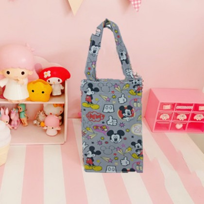 {READY STOCK} Cartoon Waterproof Handy Bottle/Umbrella Reuseable Storage Bag/Tote Pouch （SMALL）小号卡通防水水壶手提袋