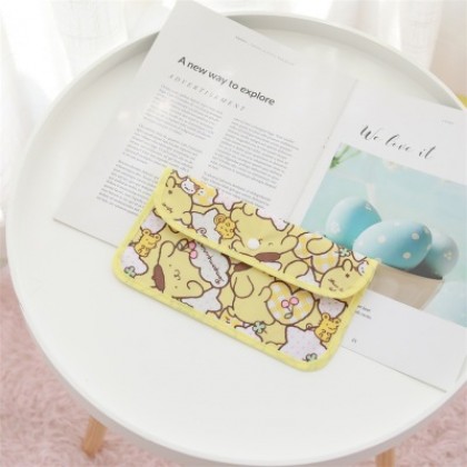 {M'SIA STOCK} Cartoon Portable Mask Bag/Receipt Storage Bag 便携口罩包/收据卡通翻盖防尘口罩收纳包 Beg Simpanan