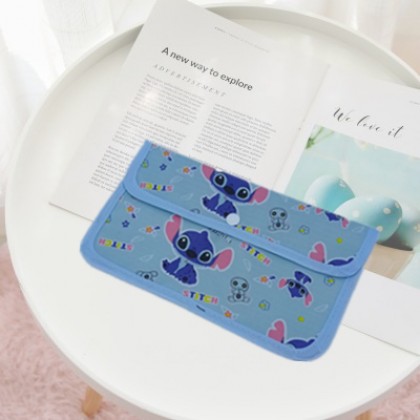 {M'SIA STOCK} Cartoon Portable Mask Bag/Receipt Storage Bag 便携口罩包/收据卡通翻盖防尘口罩收纳包 Beg Simpanan