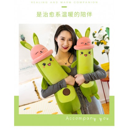 {M'SIA STOCK} AVOCADO(Stretch Cotton)Long Pillow SOFTTOYS/PLUSHTOYS/KIDSTOYS/DOLL 90CM 兔子/木眼牛油果娃娃玩具公仔90厘米 Anak Patung {M'SIA STOCK} AVOCADO(Stretch Cotton)Long Pillow SOFTTOYS/PLUSHTOYS/KIDSTOYS/DOLL 90CM 兔子/木眼牛油果娃娃玩具公仔90厘米 Anak Patung