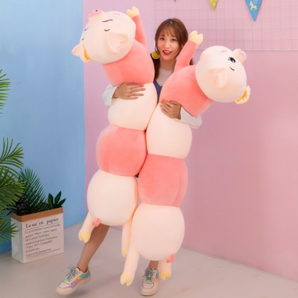 {M'SIA STOCK} CATERPILLAR PIG Long Pillow SOFTTOYS/PLUSHTOYS/KIDSTOYS/DOLL 130CM 毛毛虫猪娃娃玩具公仔130厘米 Anak Patung {M'SIA STOCK} CATERPILLAR PIG Long Pillow SOFTTOYS/PLUSHTOYS/KIDSTOYS/DOLL 130CM 毛毛虫猪娃娃玩具公仔130厘米 Anak Patung