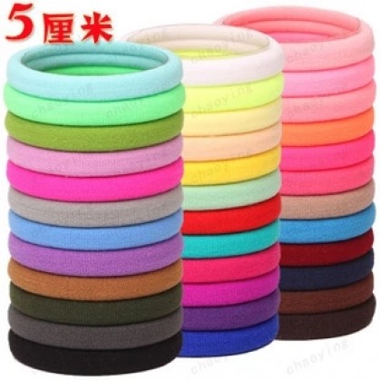 {READY STOCK} 1pcs Colourful Trendy Fashion Elastic Hairband Hair Accessories 发绑/发圈/绑头发/女橡皮筋 Tali Rambut