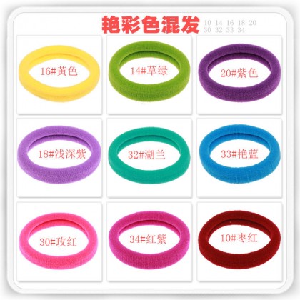 {READY STOCK} 1pcs Colourful Trendy Fashion Elastic Hairband Hair Accessories 发绑/发圈/绑头发/女橡皮筋 Tali Rambut