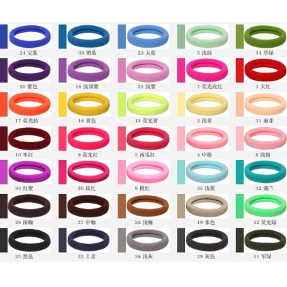 {READY STOCK} 1pcs Colourful Trendy Fashion Elastic Hairband Hair Accessories 发绑/发圈/绑头发/女橡皮筋 Tali Rambut